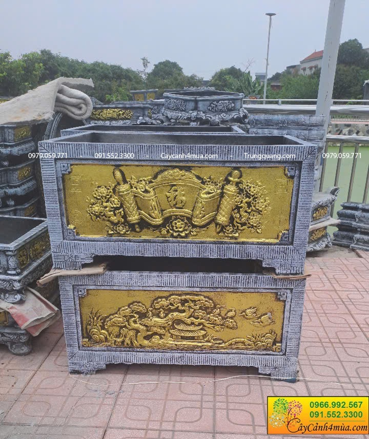 bể xi măng chữ nhật