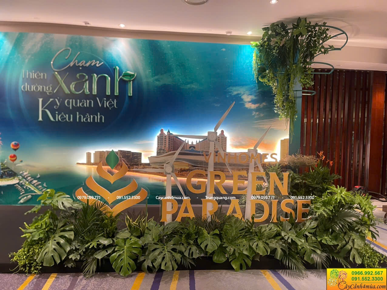 cây trang trí sự kiện