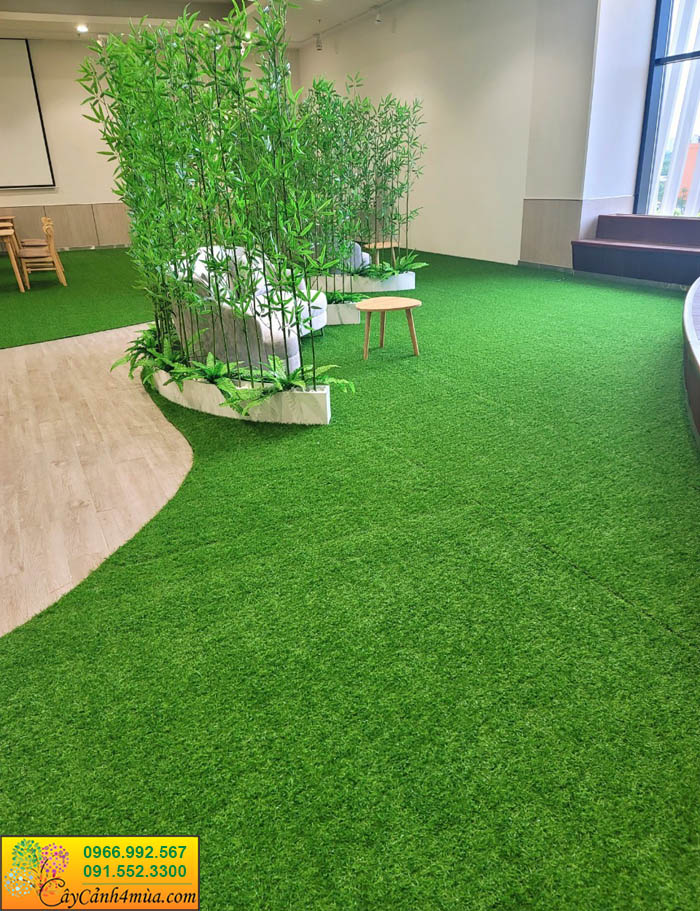 cỏ nhân tạo dải sàn 3cm