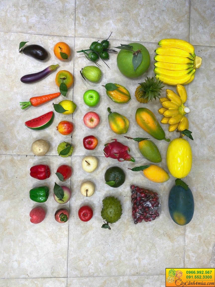 các mẫu quả giả