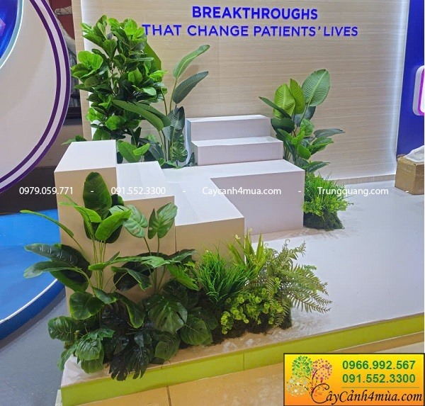 Cho thuê cây giả sự kiện tại Trung Tâm Hội Nghị Quốc Gia