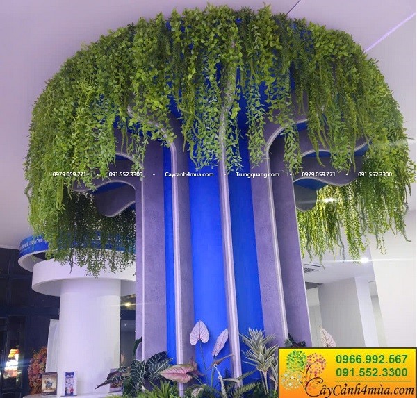 Thi công trần cây rủ giả