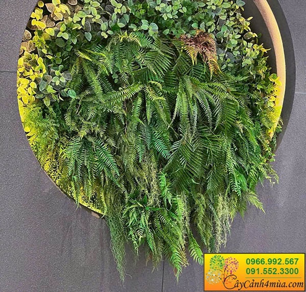 Cây giả rủ trang trí đèn trần
