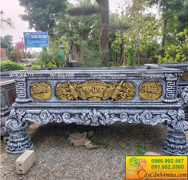Chậu xi măng kích thước 2m40x 1m75 x 83cm